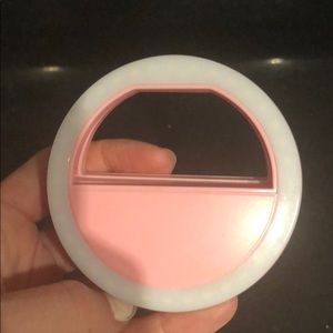 Selfie light ring phone attachment